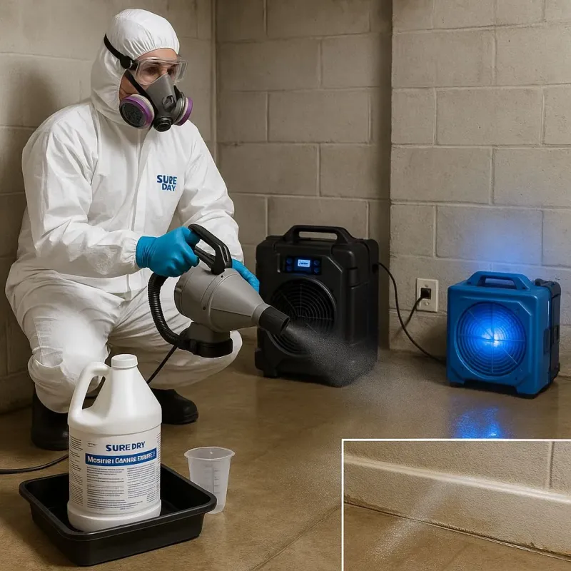 Sanitization and Odor Removal process in Chebanse, IL