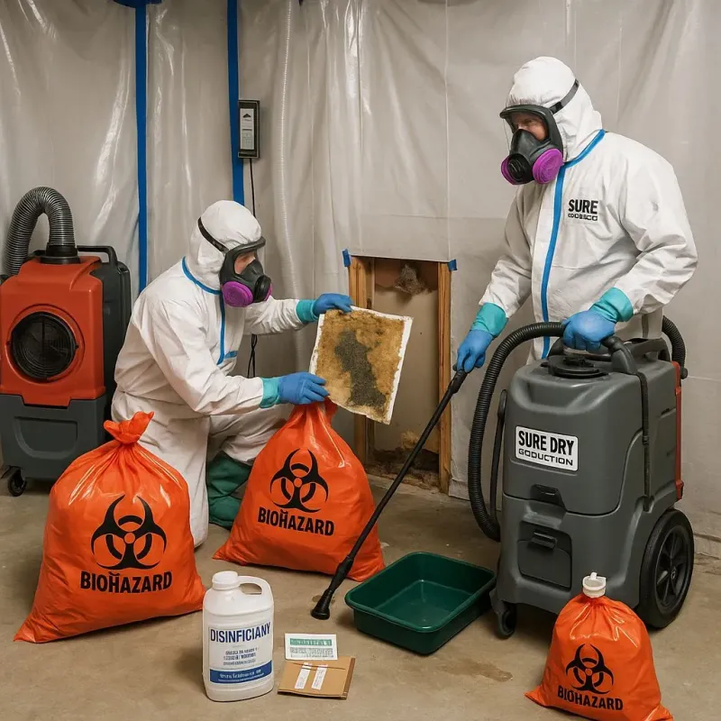Contaminated Water Handling Protocols process in Chebanse, IL